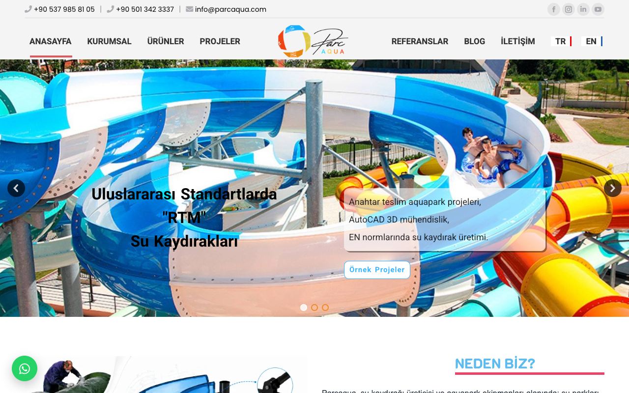 Water Slides & Play