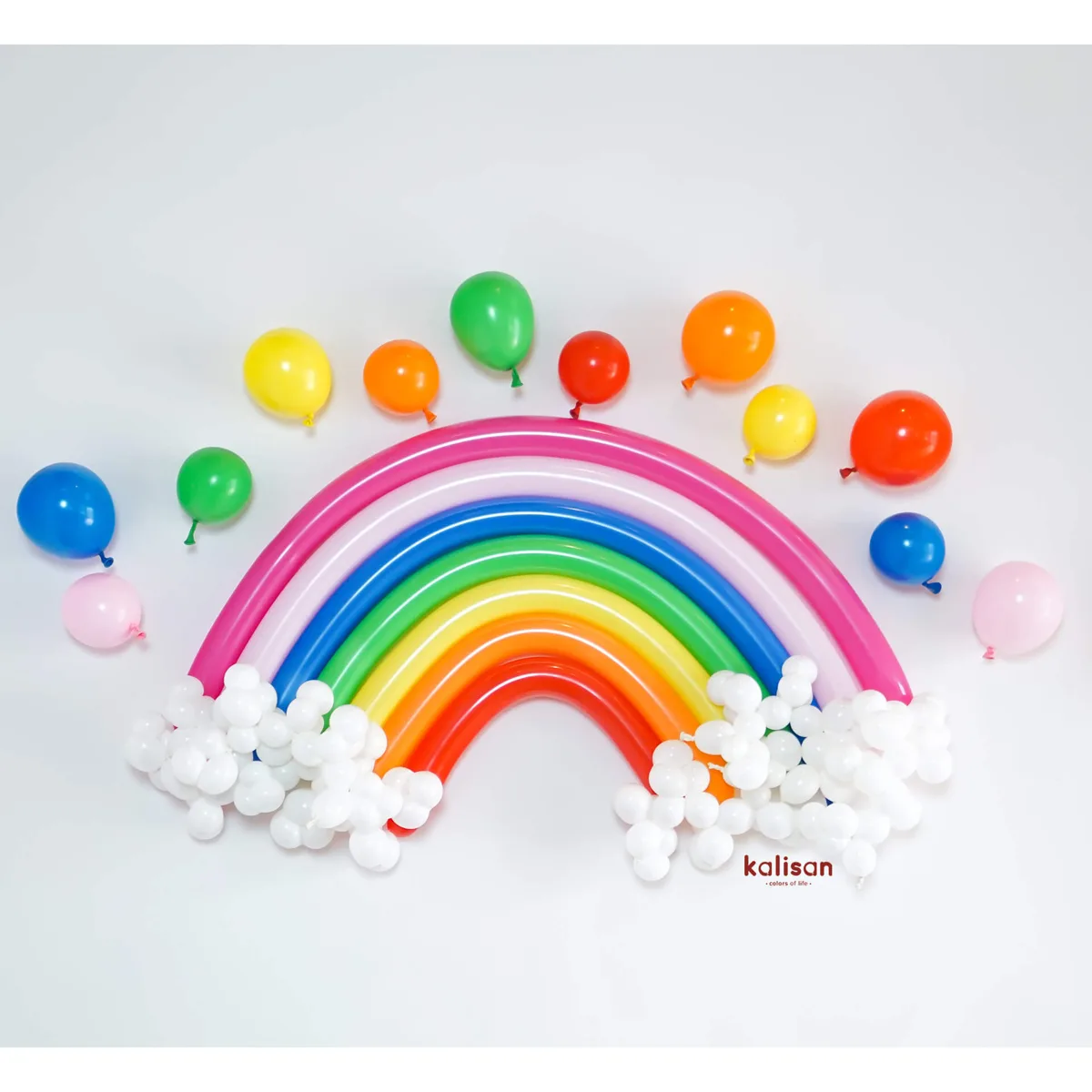 Rainbow balloon kit 66