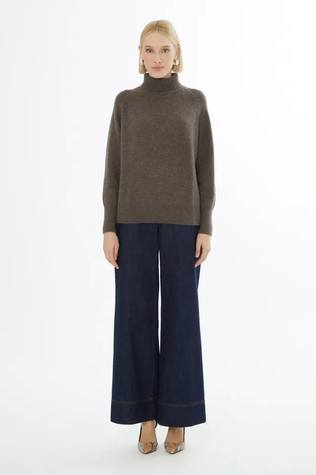Long-Sleeve Turtleneck Sweater