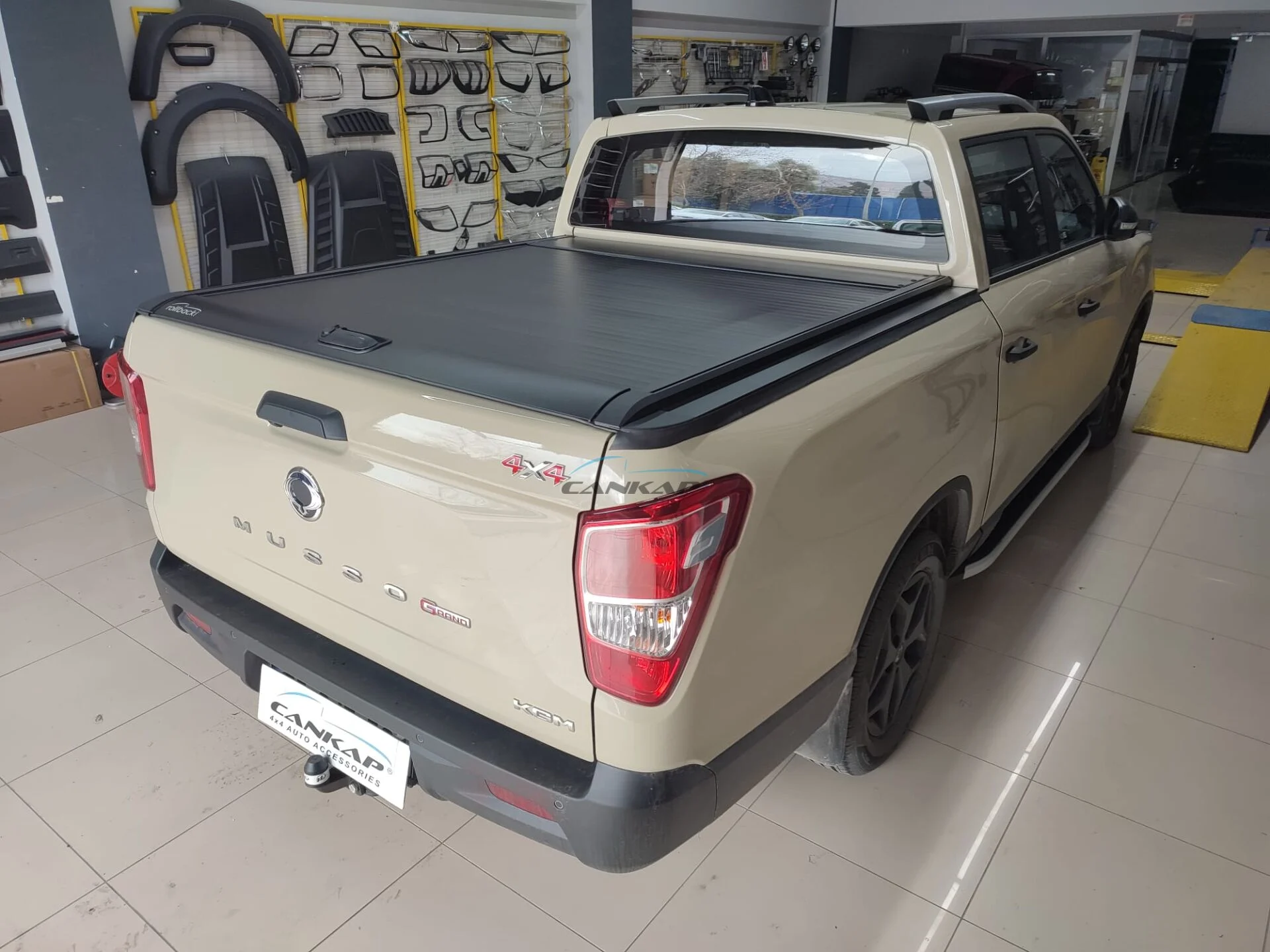 Manual Sliding Cover for SsangYong KGM Musso Grand, Rollback