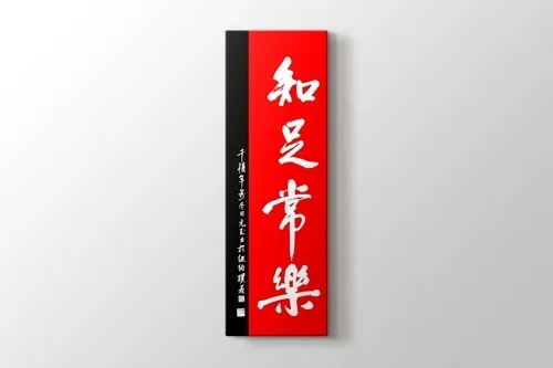 Japanese Characters canvas wall art