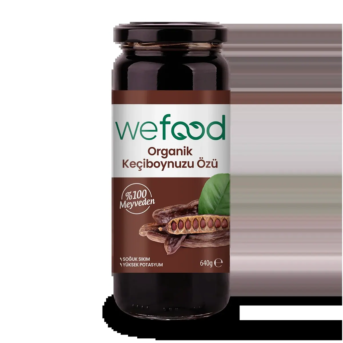 دبس الخروب العضوي من Wefood 640 غرام (معصور على البارد)