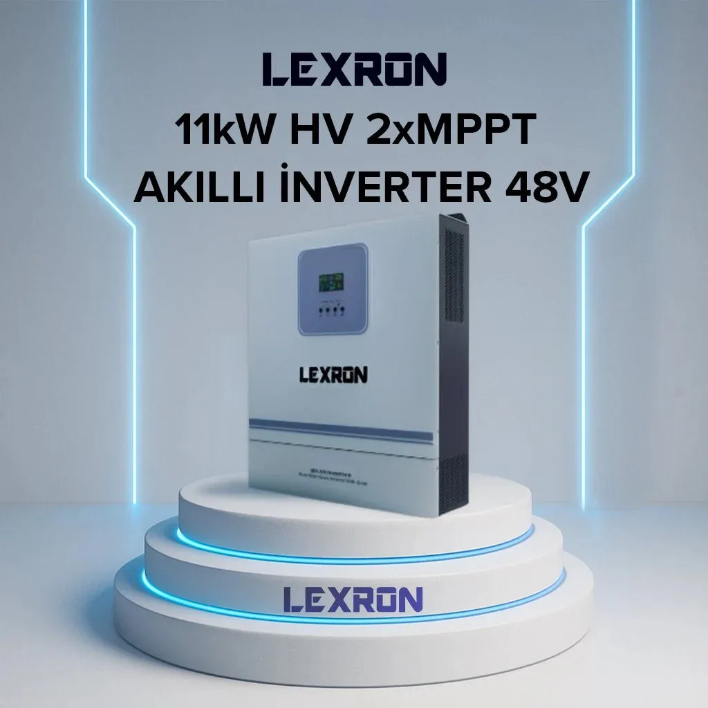 عاكس شمسي هجين Lexron 11kW 48V 2xMPPT