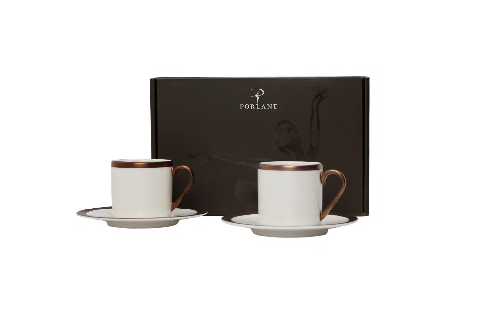 Copper Line 2 Kisilik 90 cc coffee set