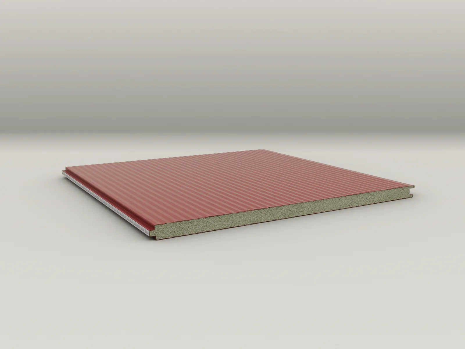 Pur/Pir insulated externally screwed wall panel