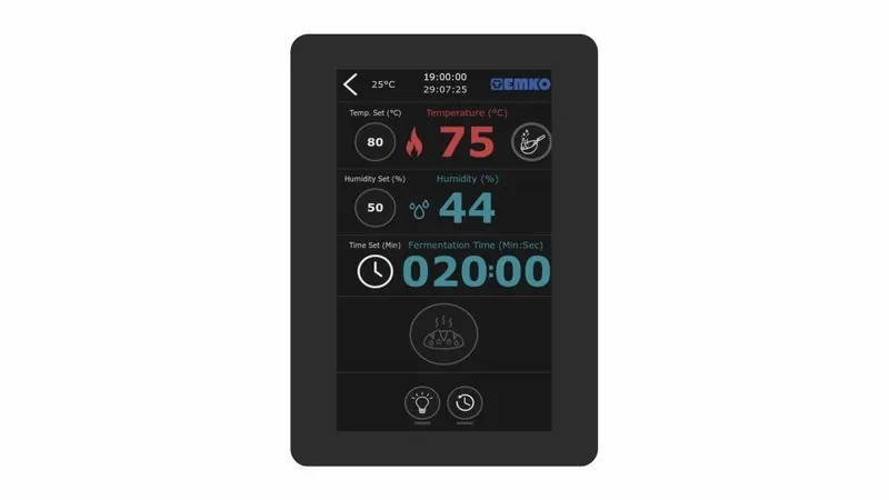 Rotary Convection Oven Control