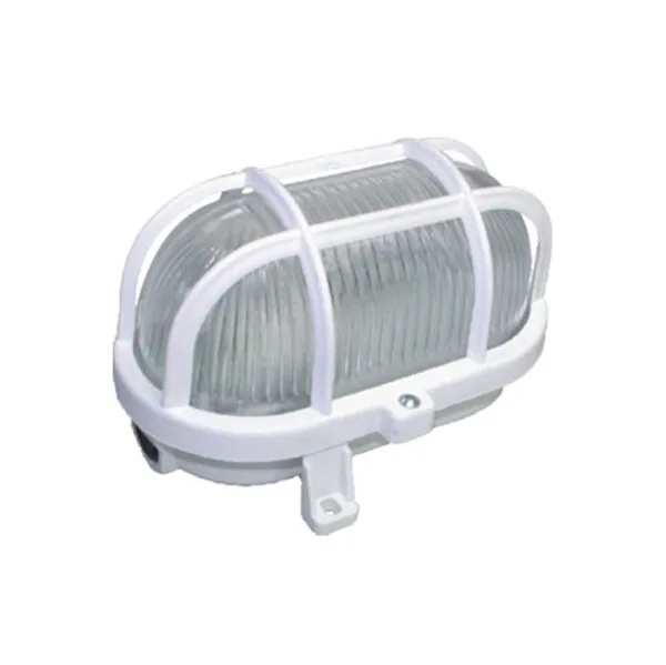 Plastic caged glass luminaire ES193
