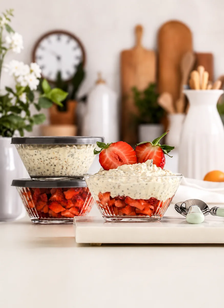 Hestia glass food storage container