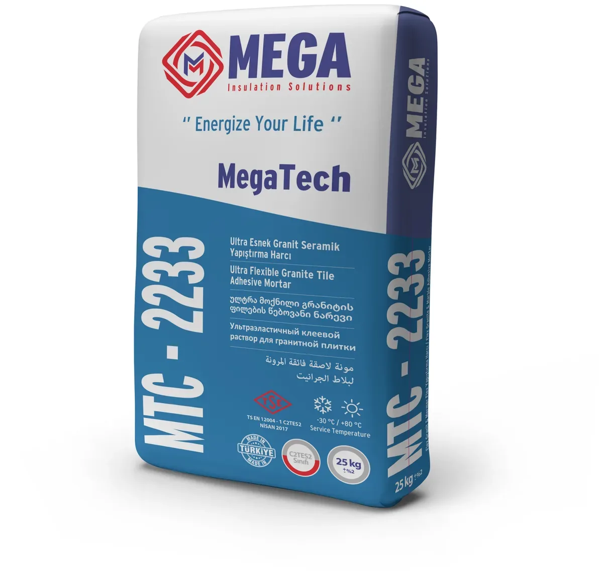 Ultra-flexible granite ceramic tile adhesive
