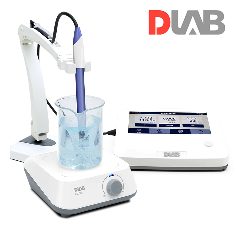 جهاز قياس الأكسجين الذائب والموصلية وTDS والملوحة والمقاومة ودرجة الحرارة DLAB DCD100T