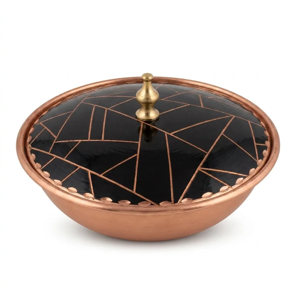 سكرية نحاس مفردة Zumrut صغيرة قطر 7 CM