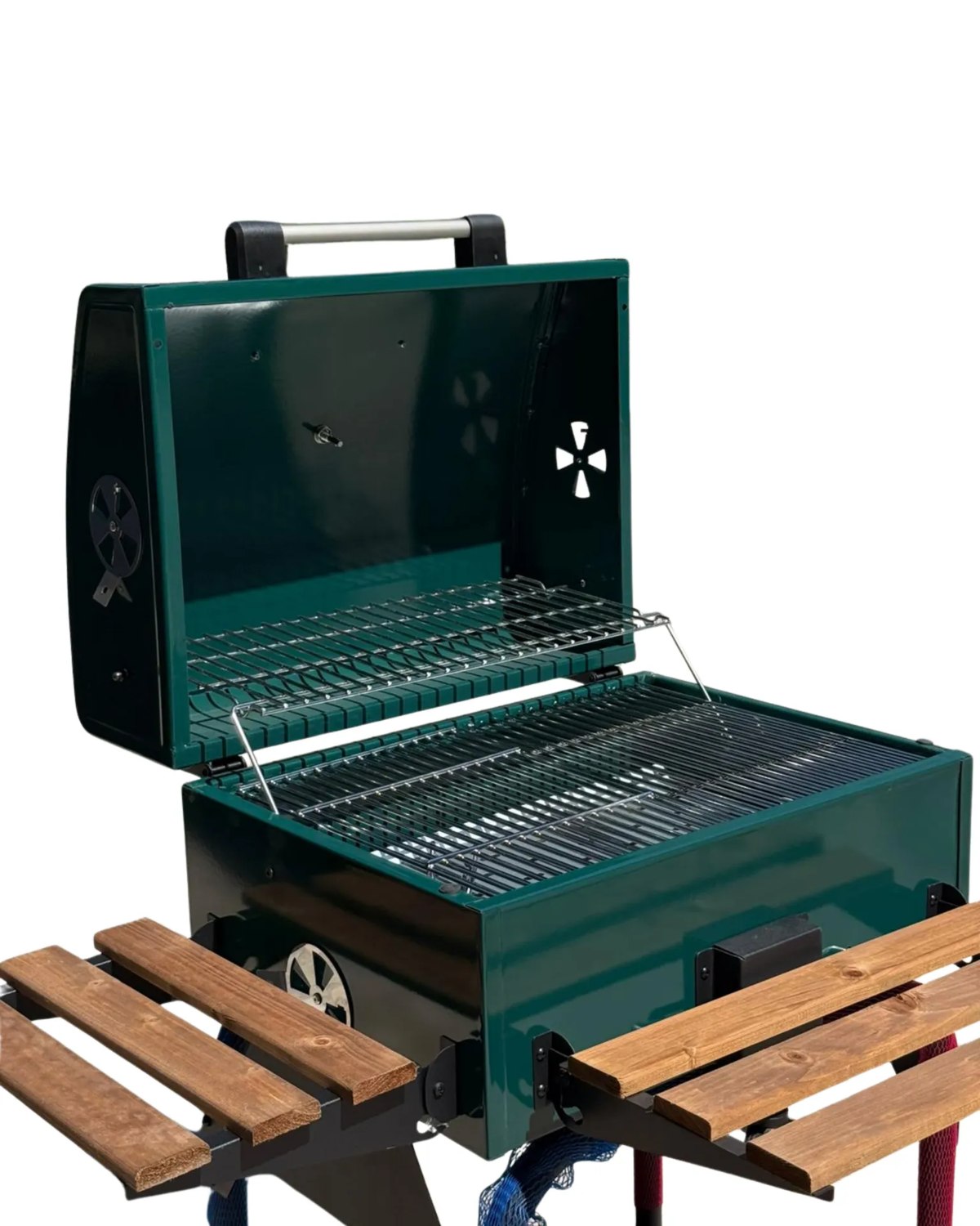 Akt BBQ enamel grill for 50 people