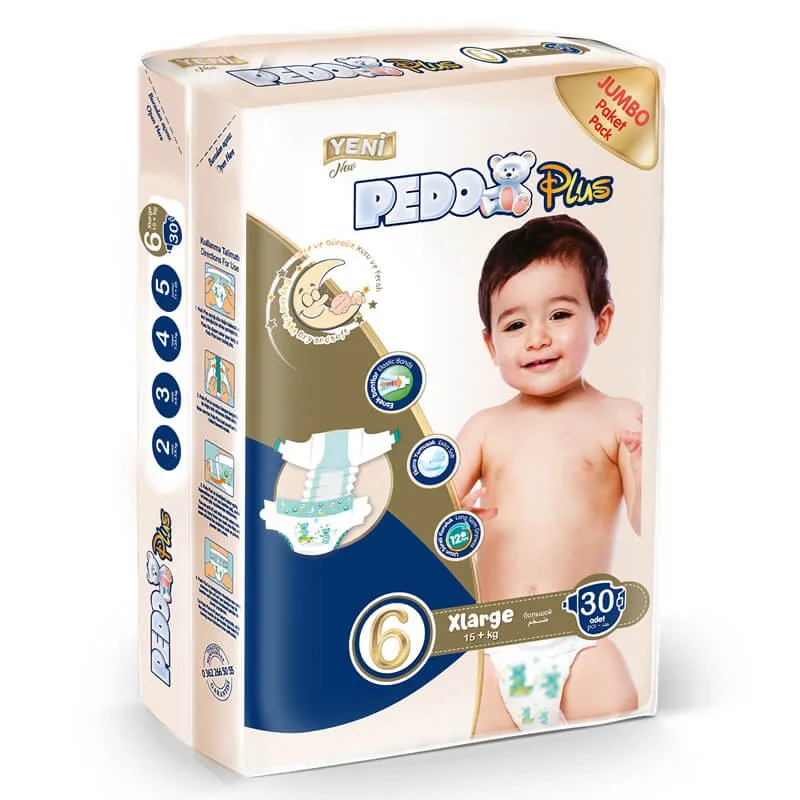 حفاضات أطفال Pedo مقاس 6 XLarge