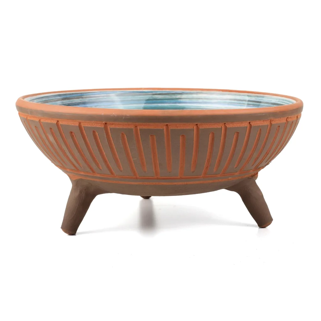 وعاء محفور مبطن بقدم 25 CM