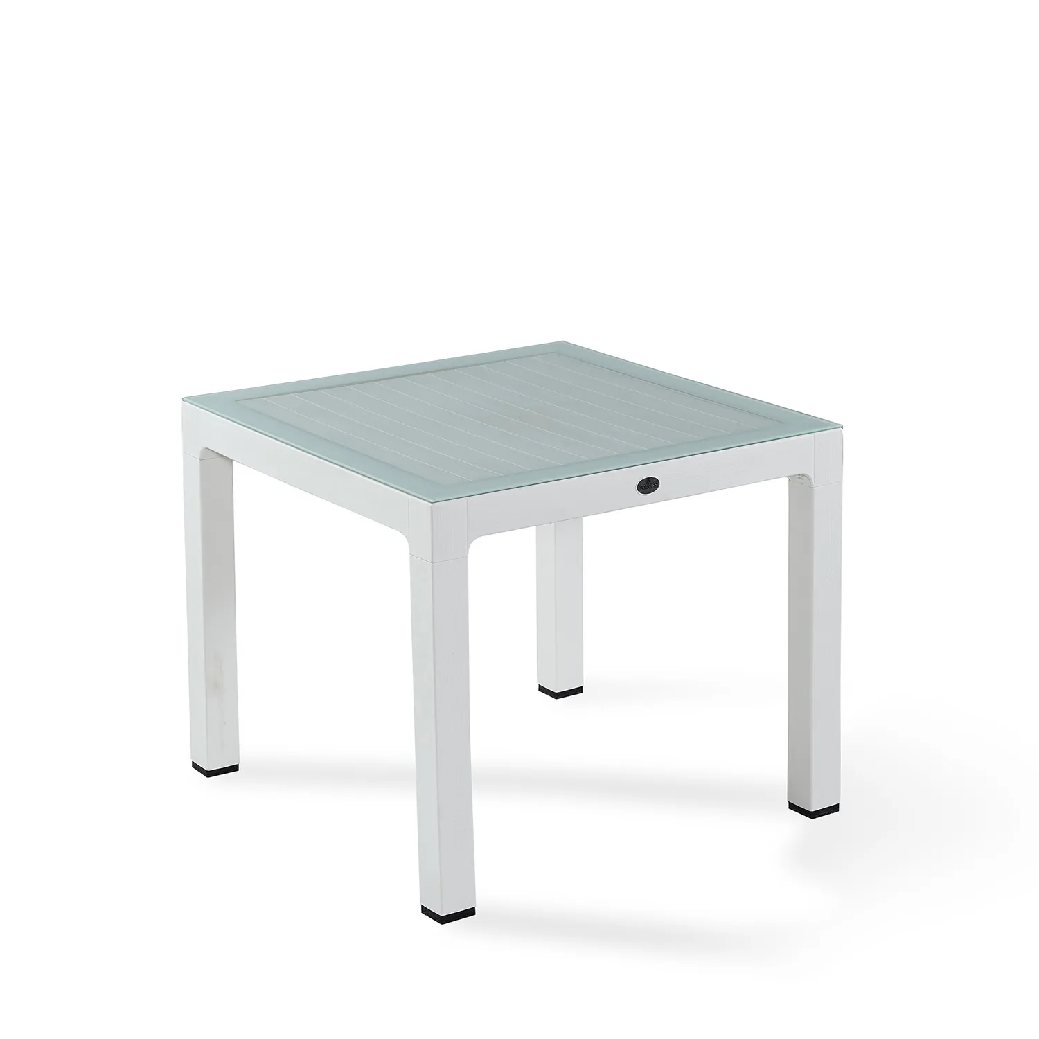 طاولة طعام Wood With Glass/Template 90