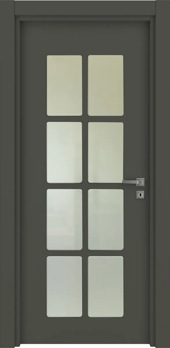 PVC door VDA-50-MODERN-ANTRASIT-A-50-G-CAMLI
