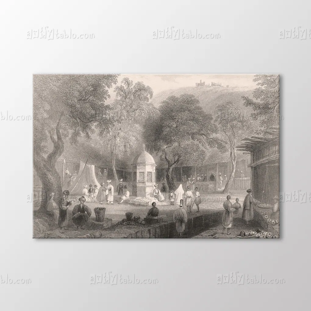 Antakya Pazari, Hatay Tablo canvas wall art