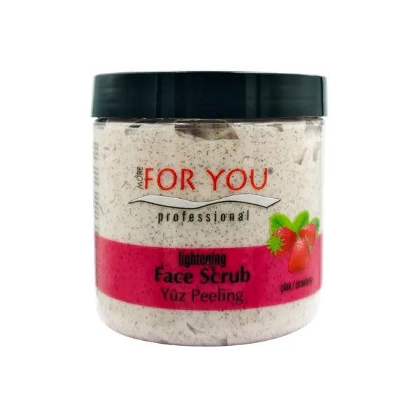 More For You strawberry face peeling