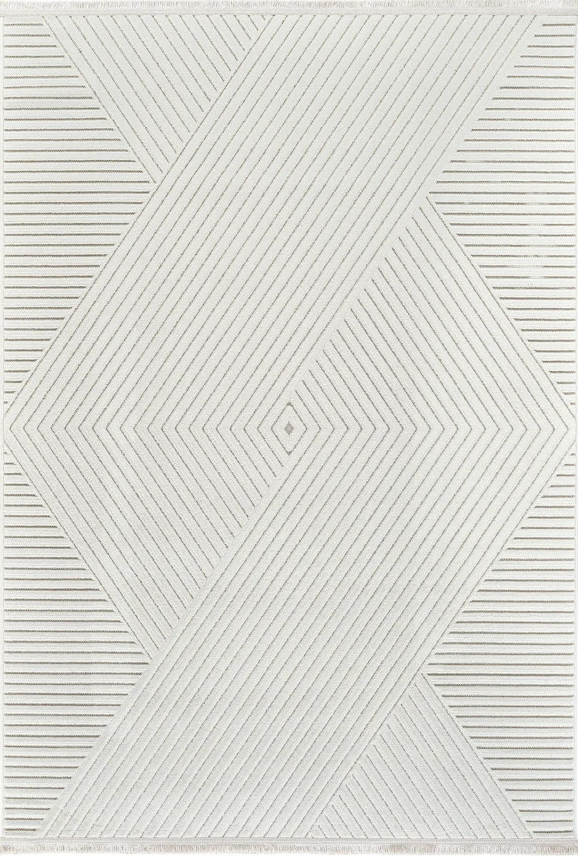 Elsey Machine-Made Carpet in Ivory – Model MC419