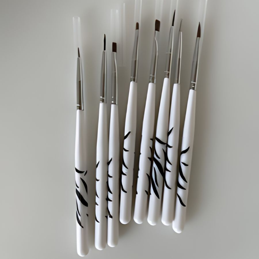 Gala Smart 8-Piece Luxury Zebra Brush Set