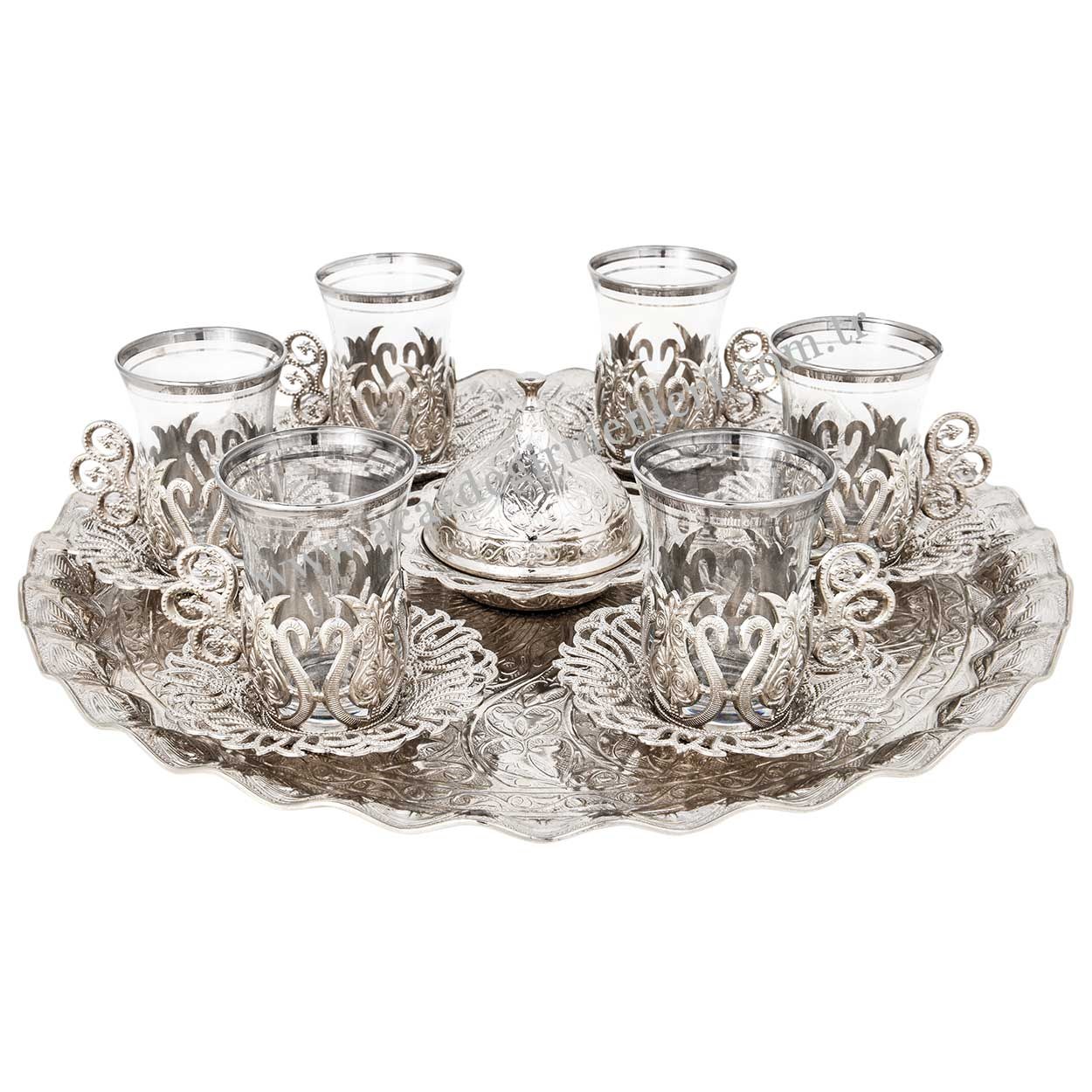 Osmanli tea set with tray