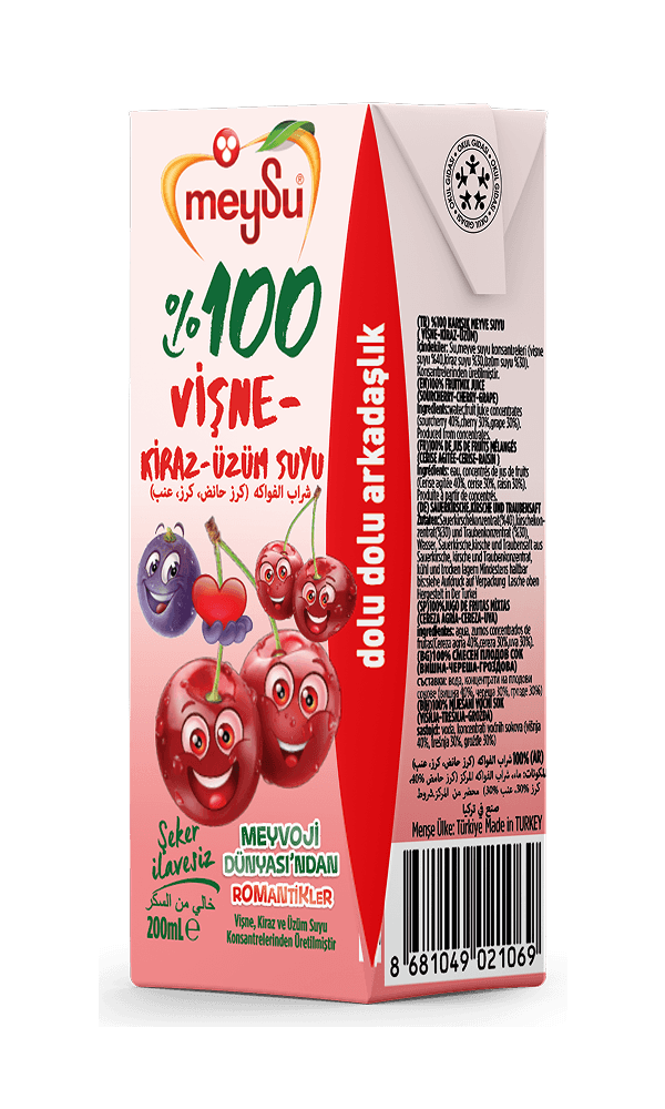 Meysu Sour Cherry and Grape Juice 100%
