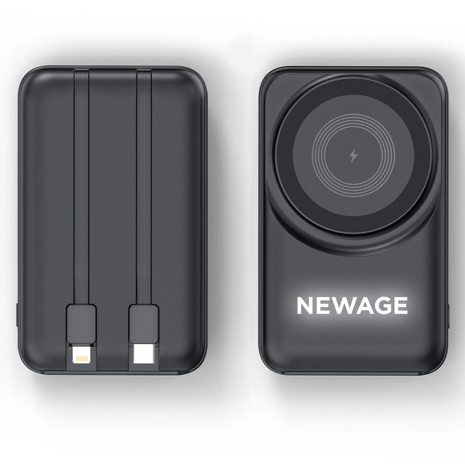 Black 10,000 MAH MagSafe wireless powerbank