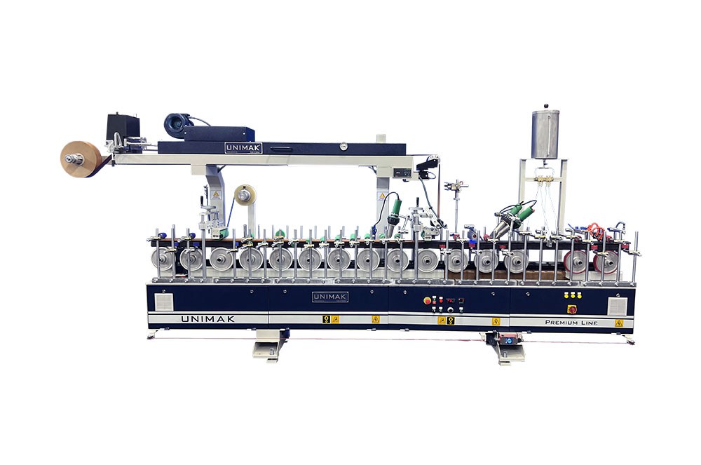 Profile Wrapping Machine with Two-Component Cold Glue