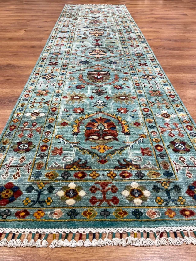 Afghan One Thousand and One Nights Hand-Woven Runner