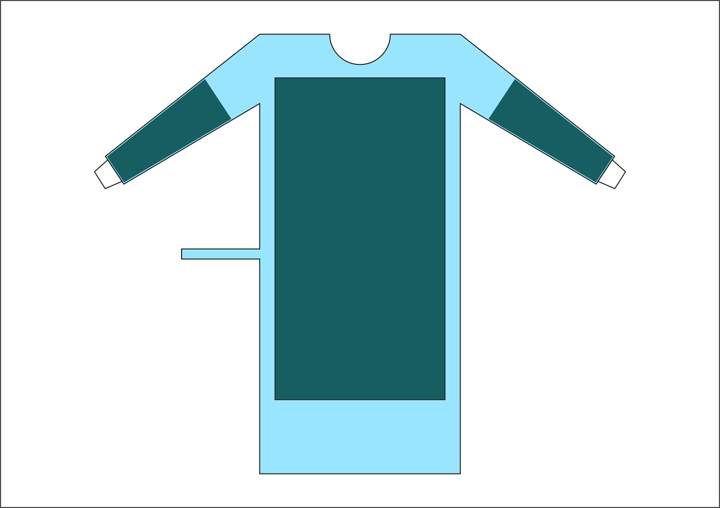 Protected Surgical Gown