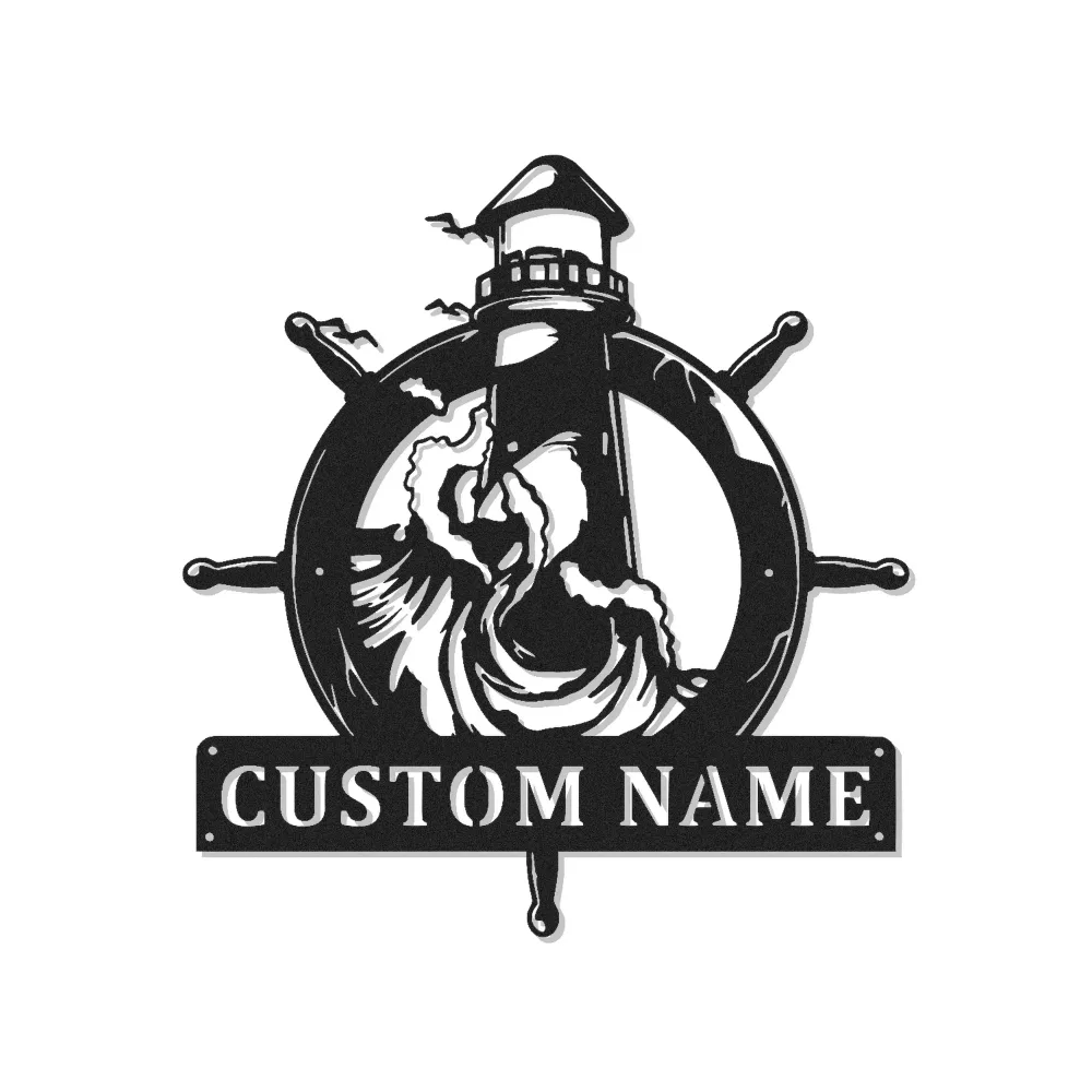 Nautical LED Metal Sign