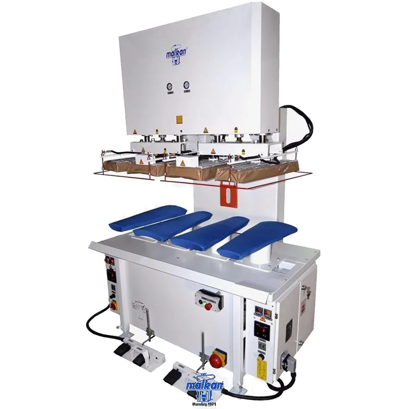 UPP34 Pneumatic Press with Dual Vertical Pressure for Setting Trouser Pleats