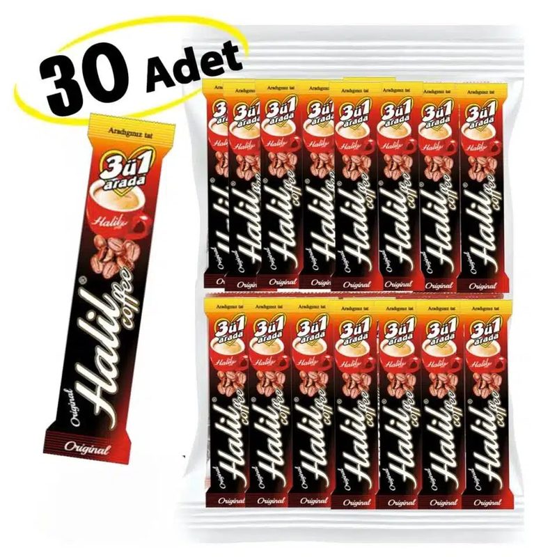 Halil Coffee 3-in-1 30x18gr