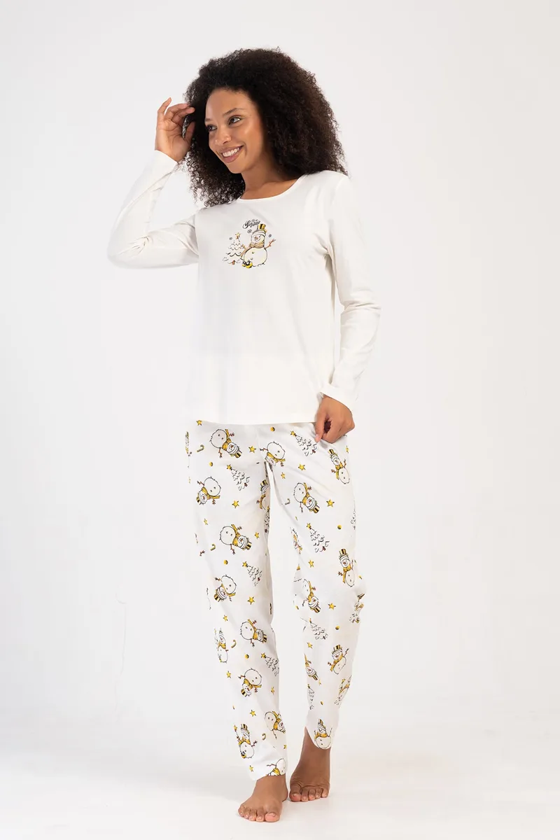 Women's supreme long-sleeve pyjama set model 405335