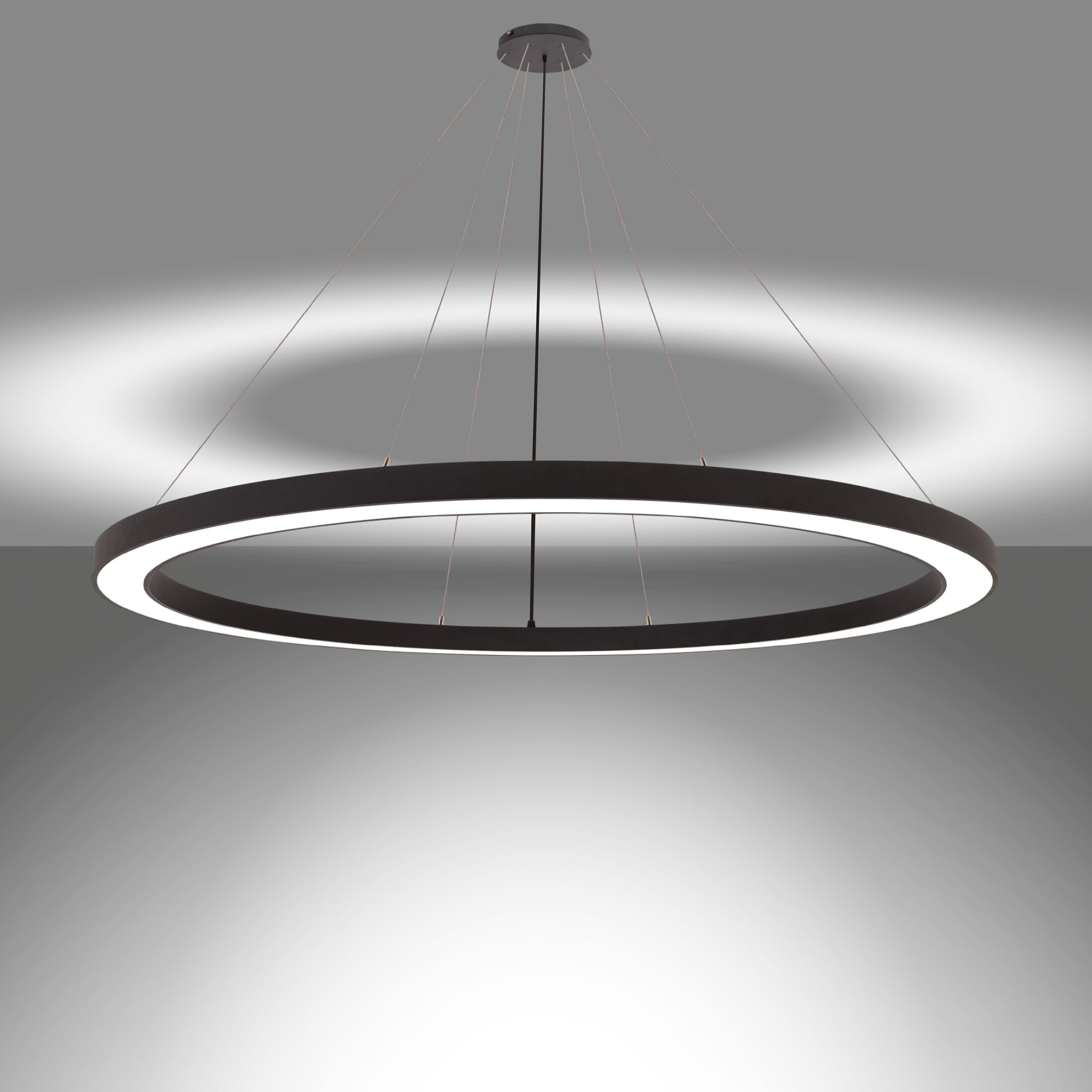Gray super slim ring chandelier Sivo Super Slim Ring