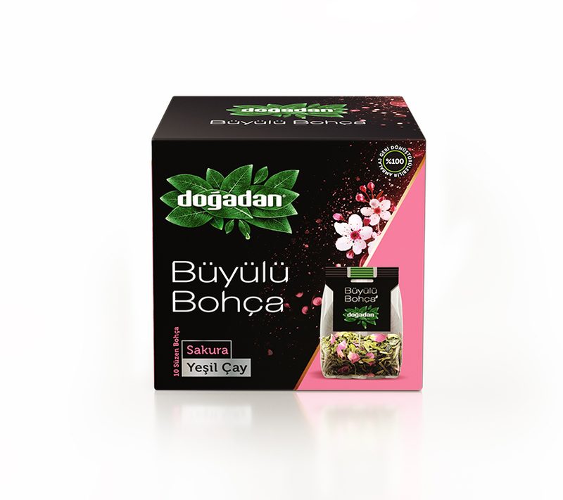 Green Tea Sakura Magic Pouch