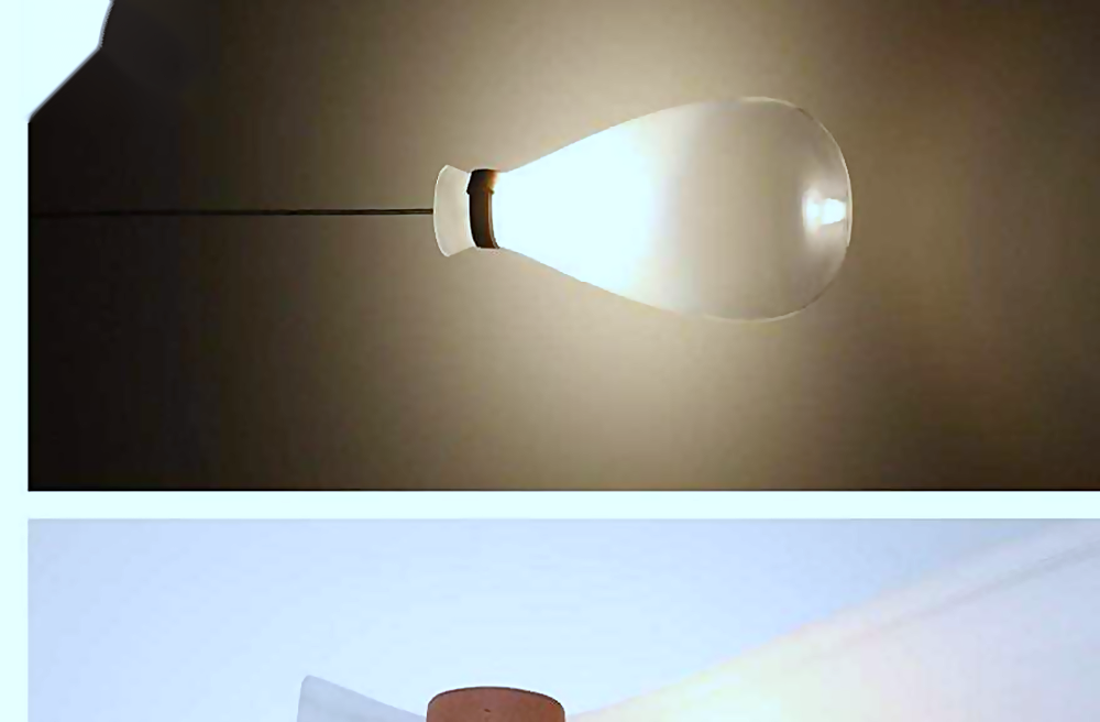 Frosted Glass Teardrop Chandelier (D220mm)
