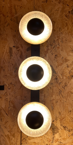 DL13432 Linear Disc Pendant Lamp, 3 Lamps (L800mm)