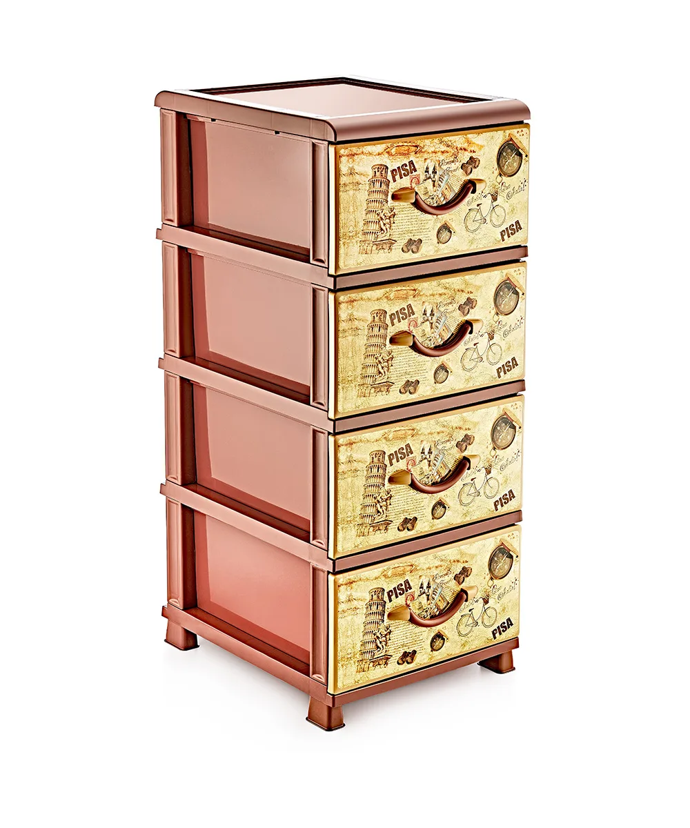 4557 IML patterned plastic commode