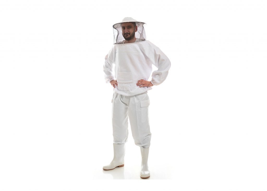 20011 Beekeeping Mask (Sleeved, Non-flammable Mesh, First Quality)