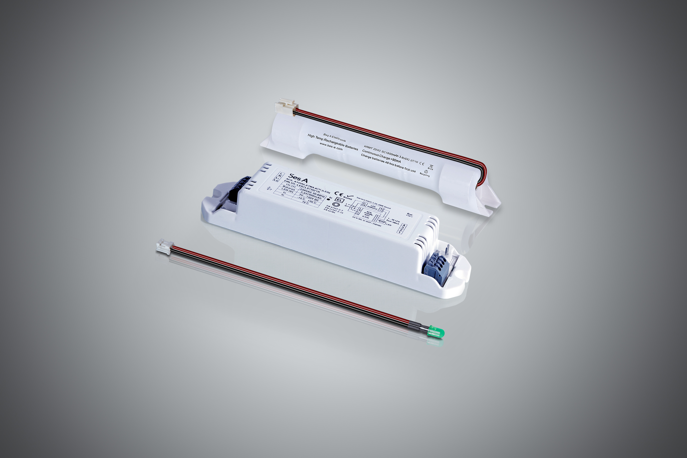 عدة إنارة طوارئ LED Bes A EMLUS-LED / LX2