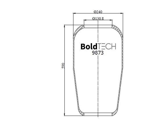 9873 R | BoldTech – Your Premium Brand: air springs, cabin and seat springs, car lift springs, rotary air springs