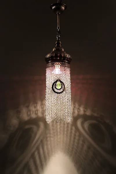 25in1 Bullet Glass Mosaic Laser Chandelier