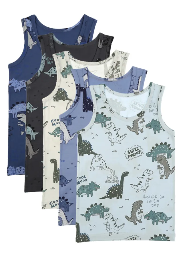 Donella Boys’ Printed Undershirt 77767