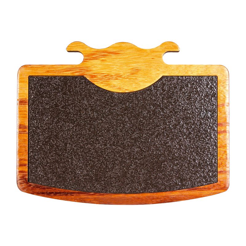 Groovy Horn Steak Wooden Board with Basalt (GRV-1849)