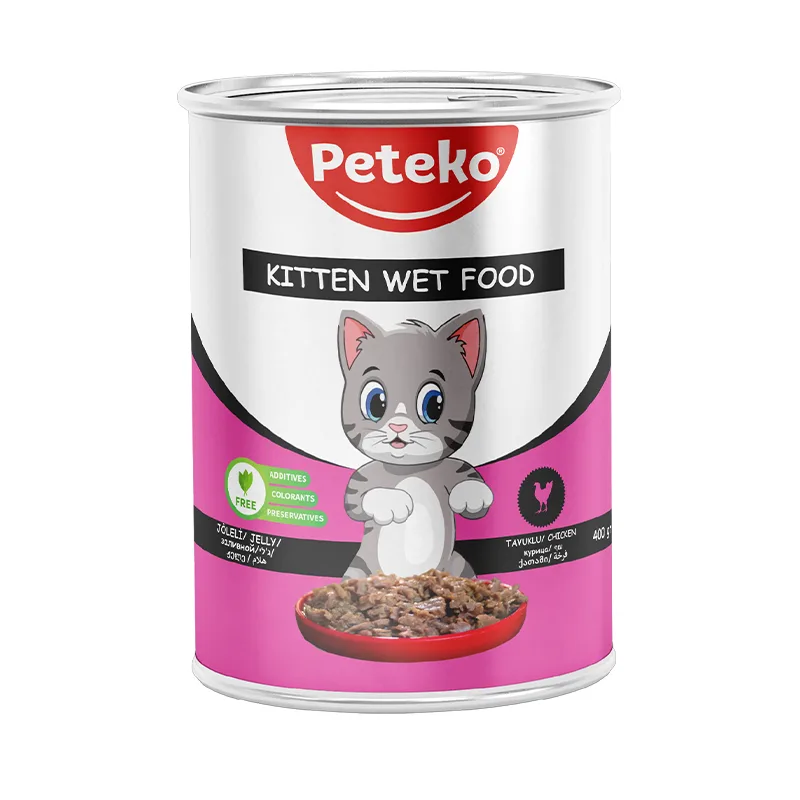طعام جاف للقطط الصغيرة بالدجاج (Petkon)