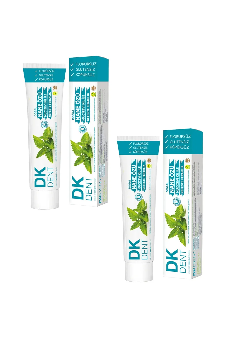 معجون أسنان Dermokil بالنعناع 75 ml، عبوتان