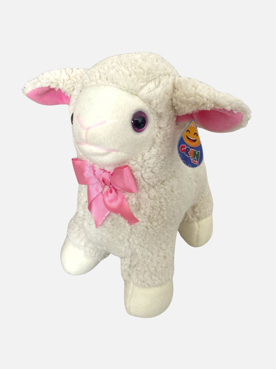 Play and Sleep My Friend Plush Curly Lamb