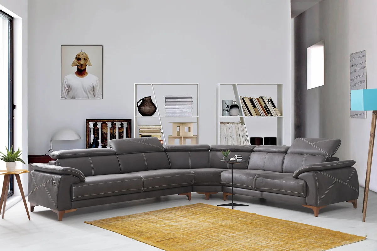 طقم كنب زاوية أوسكار
