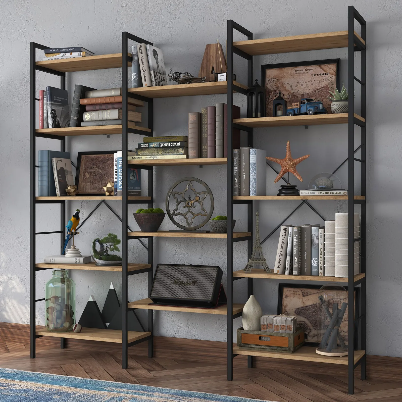 مكتبة معدنية Rani HC107